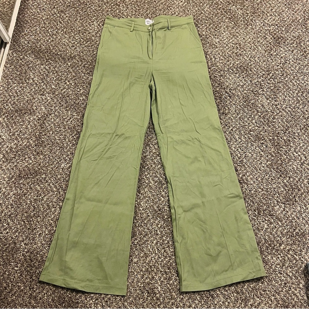 Princess Polly Olive Trousers